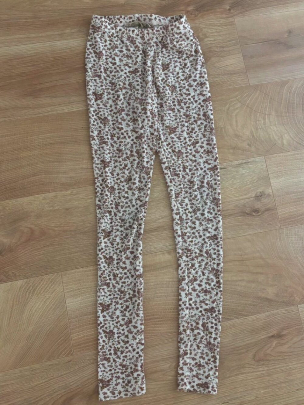 NWOT Wheat Kids Floral Merino Wool Leggings